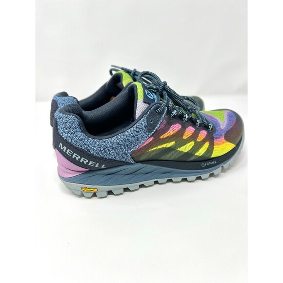 Women’s Merrell Antora 2 Rainbow Sneakers Trail Running Hiking Shoes Sz US 7 EUC - Picture 7 of 14